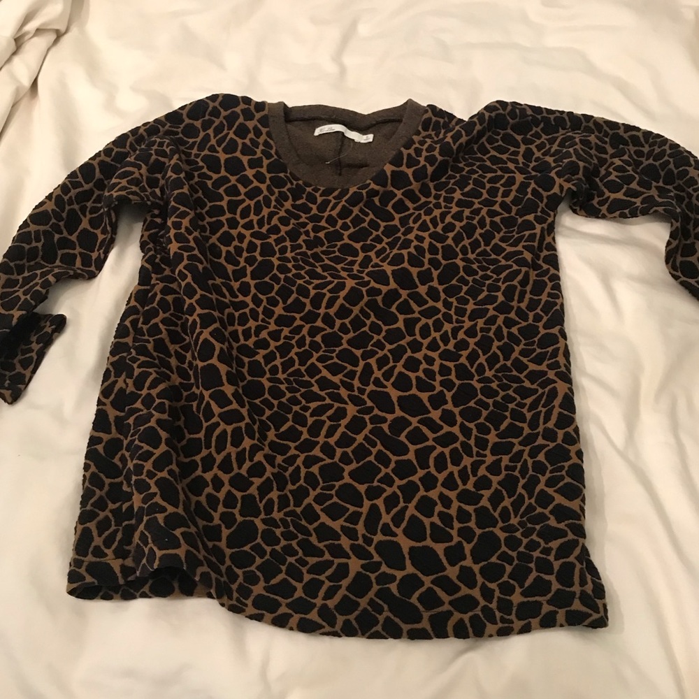 MADEWELL GIRAFFE PRINT SHIRT
